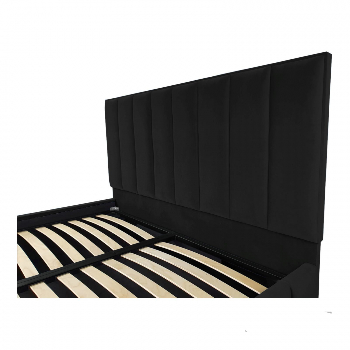 Pat tapitat Atena Select cu spatiu pentru depozitare, 160x200 [3]