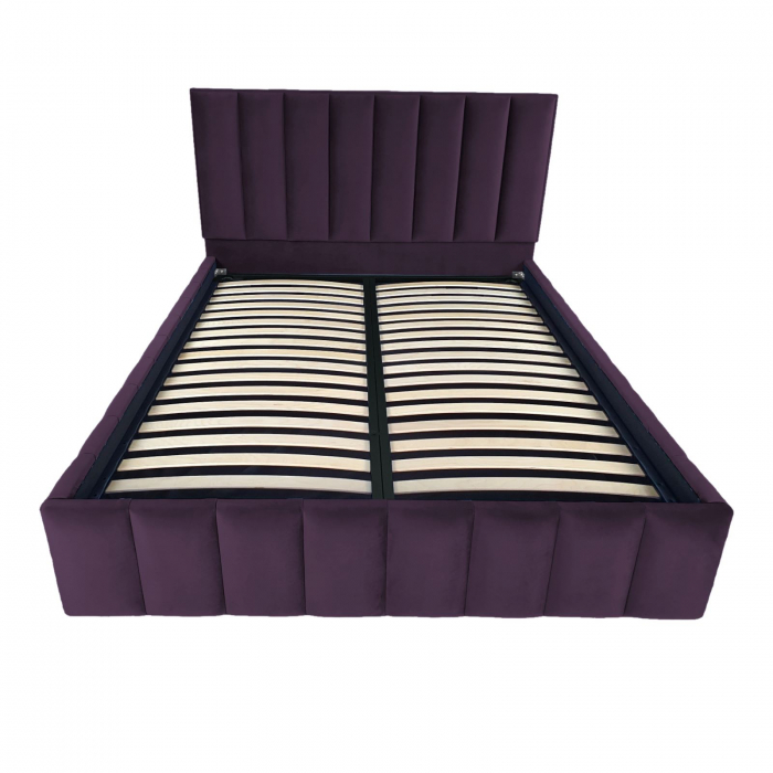 Pat tapitat Atena Select cu spatiu pentru depozitare, 160x200 [2]