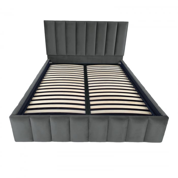 Pat tapitat Atena Select cu spatiu pentru depozitare, 160x200 [2]