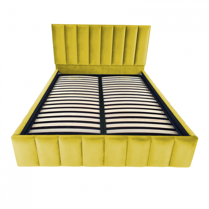 Pat tapitat Atena Select cu spatiu pentru depozitare, 160x200 [2]