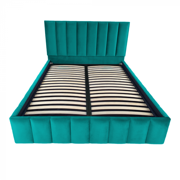 Pat tapitat Atena Select cu spatiu pentru depozitare, 160x200 [2]