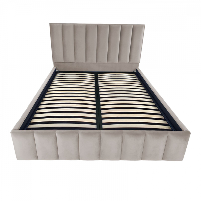 Pat tapitat Atena Select cu spatiu pentru depozitare, 160x200 [2]