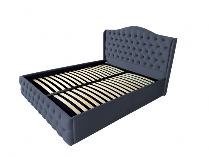 Pat tapitat Betty cu spatiu pentru depozitare, 160x200 [1]