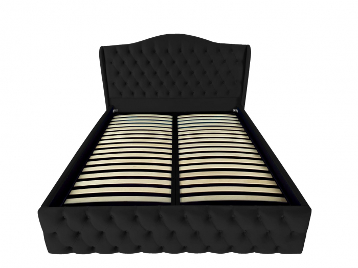 Pat tapitat Betty cu spatiu pentru depozitare, 160x200 [2]