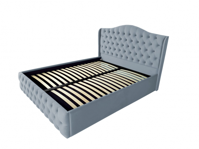 Pat tapitat Betty cu spatiu pentru depozitare, 160x200 [1]