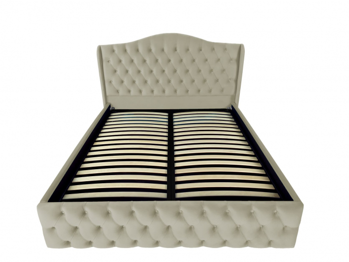 Pat tapitat Betty cu spatiu pentru depozitare, 160x200 [2]