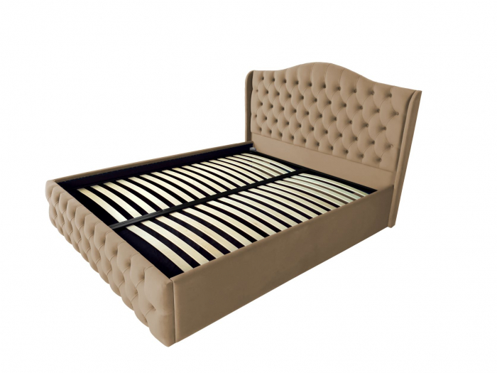 Pat tapitat Betty cu spatiu pentru depozitare, 160x200 [1]