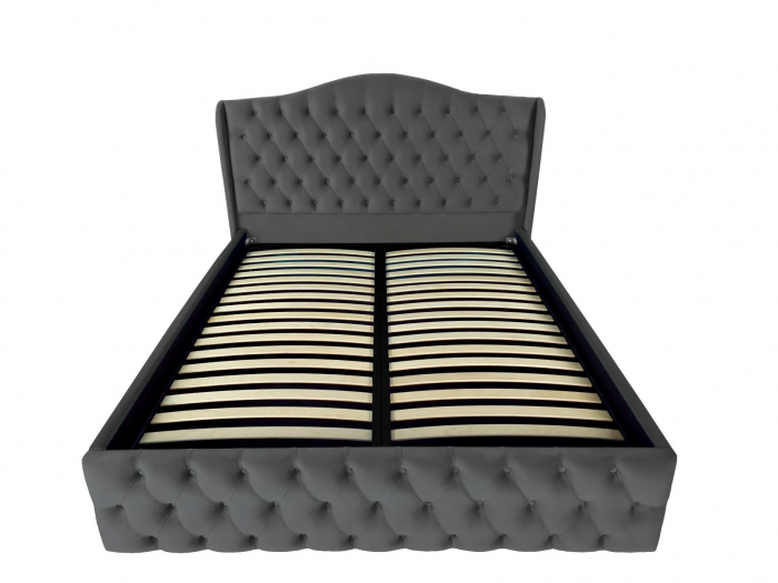 Pat tapitat Betty cu spatiu pentru depozitare, 160x200 [2]