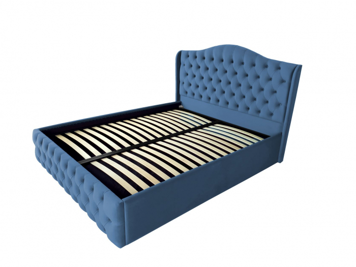 Pat tapitat Betty cu spatiu pentru depozitare, 160x200 [1]