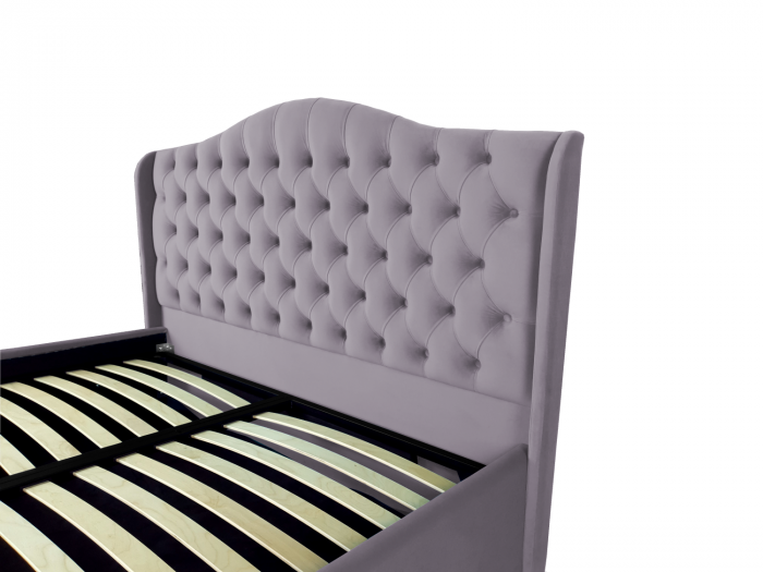 Pat tapitat Betty cu spatiu pentru depozitare, 160x200 [3]