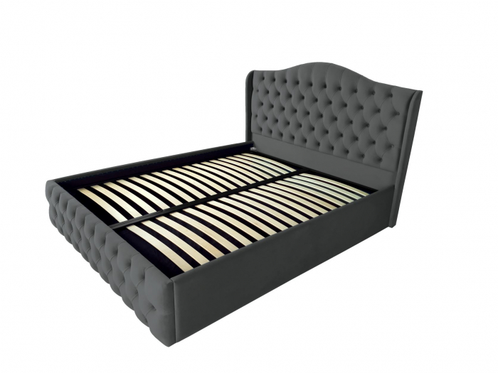 Pat tapitat Betty cu spatiu pentru depozitare, 160x200 [1]