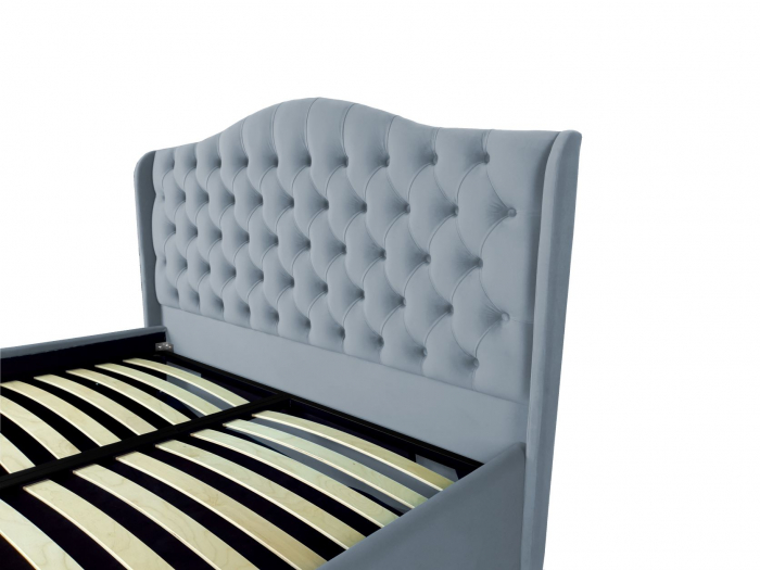 Pat tapitat Betty cu spatiu pentru depozitare, 160x200 [3]