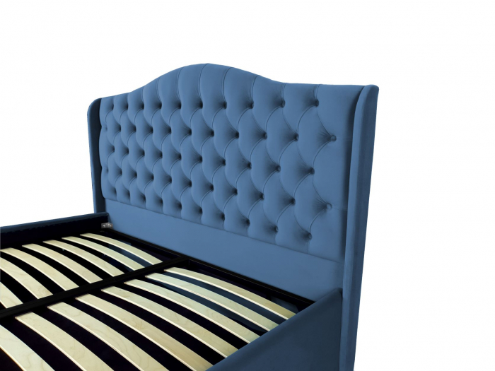 Pat tapitat Betty cu spatiu pentru depozitare, 160x200 [3]