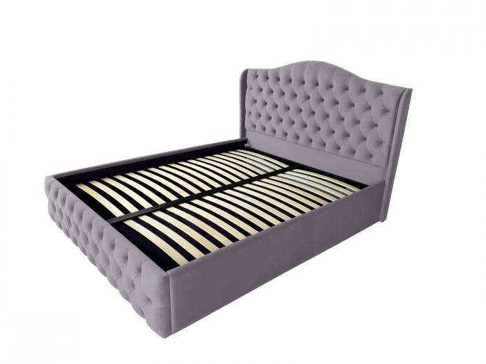 Pat tapitat Betty cu spatiu pentru depozitare, 160x200 [1]