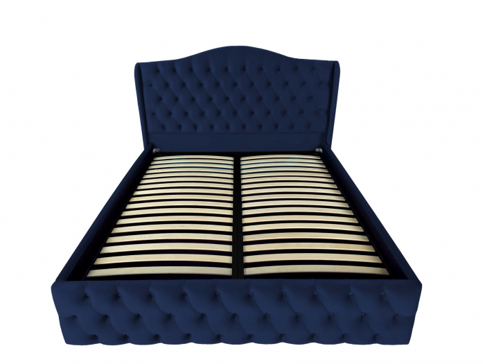 Pat tapitat Betty cu spatiu pentru depozitare, 160x200 [2]