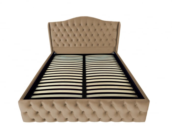 Pat tapitat Betty cu spatiu pentru depozitare, 160x200 [2]