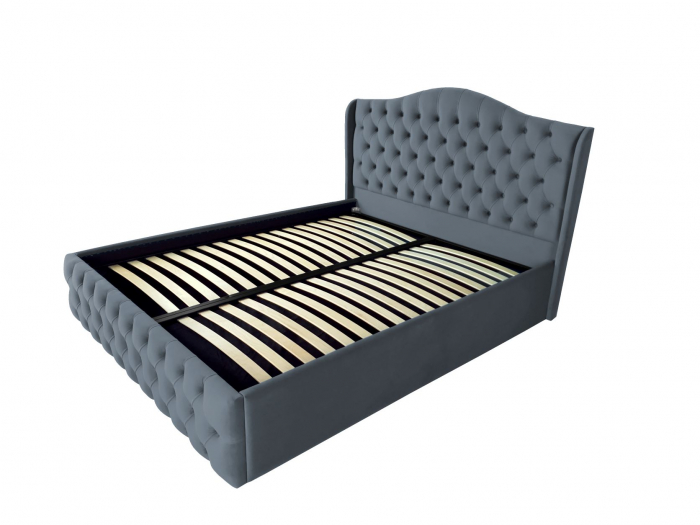 Pat tapitat Betty cu spatiu pentru depozitare, 160x200 [1]