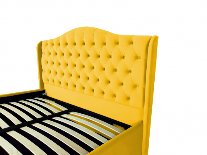 Pat tapitat Betty cu spatiu pentru depozitare, 160x200 [3]