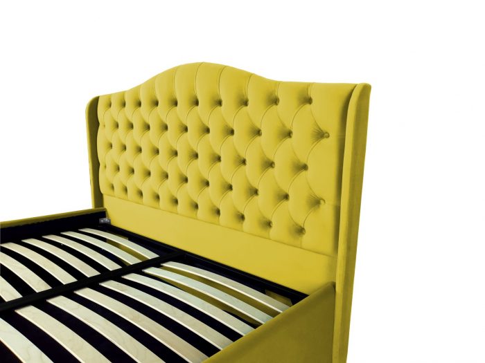 Pat tapitat Betty cu spatiu pentru depozitare, 160x200 [3]