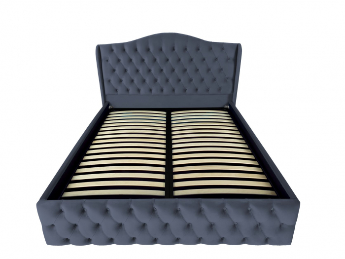 Pat tapitat Betty cu spatiu pentru depozitare, 160x200 [2]