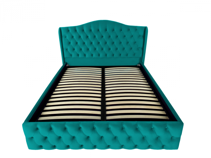 Pat tapitat Betty cu spatiu pentru depozitare, 160x200 [2]