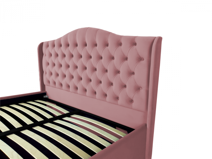 Pat tapitat Betty cu spatiu pentru depozitare, 160x200 [3]