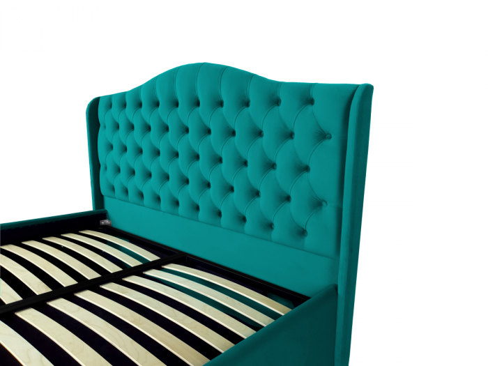 Pat tapitat Betty cu spatiu pentru depozitare, 160x200 [3]