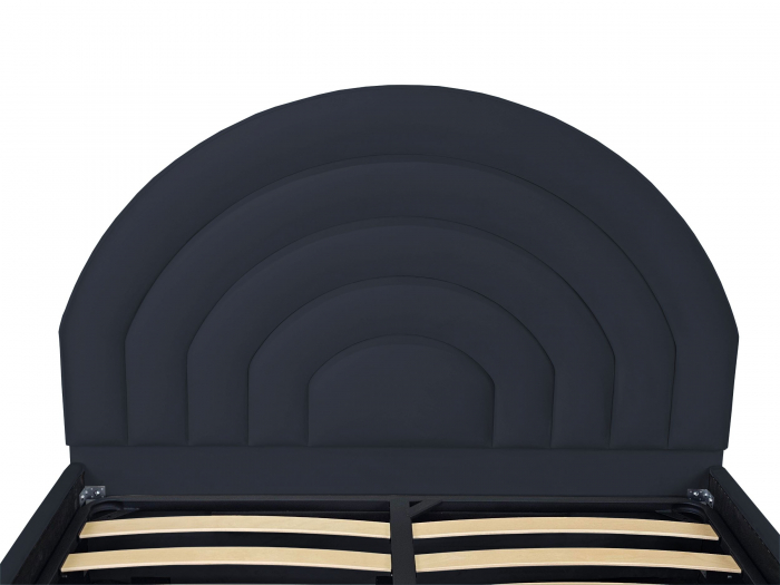 Pat tapitat Dome cu spatiu pentru depozitare, 160x200 [3]