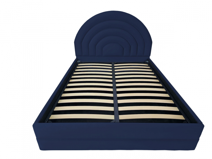 Pat tapitat Dome cu spatiu pentru depozitare, 160x200 [2]