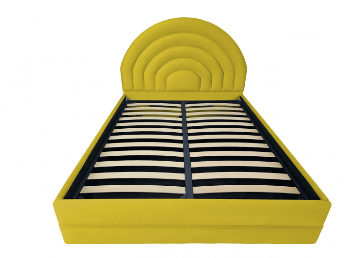 Pat tapitat Dome cu spatiu pentru depozitare, 160x200 [2]