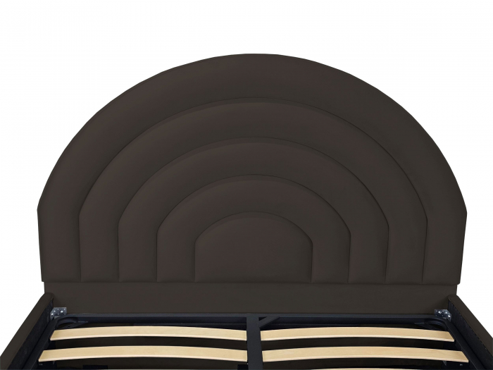 Pat tapitat Dome cu spatiu pentru depozitare, 160x200 [3]