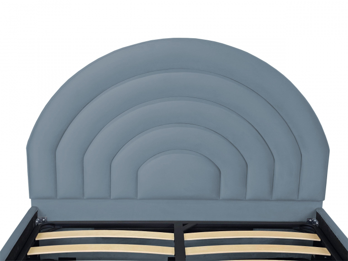 Pat tapitat Dome cu spatiu pentru depozitare, 160x200 [3]