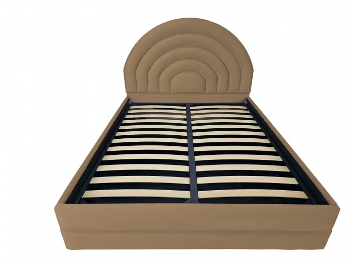 Pat tapitat Dome cu spatiu pentru depozitare, 160x200 [2]