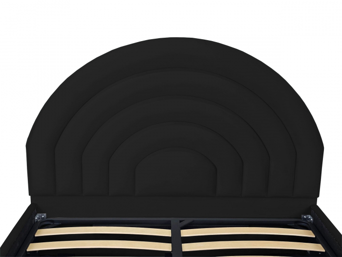 Pat tapitat Dome cu spatiu pentru depozitare, 160x200 [3]