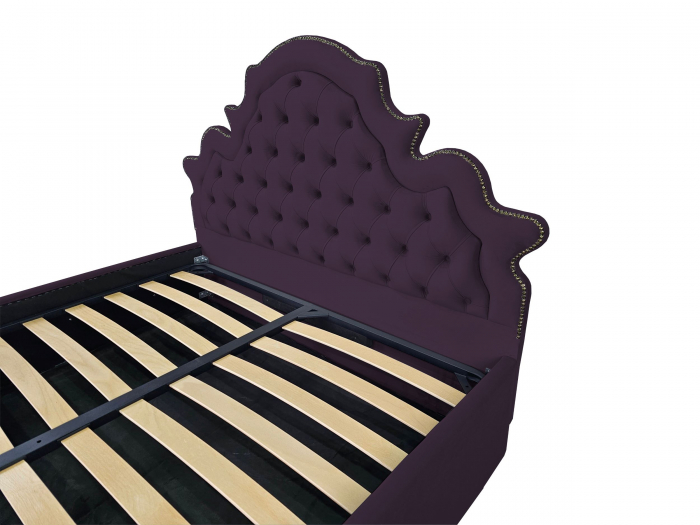 Pat tapitat Elise cu spatiu pentru depozitare, 160x200 [3]