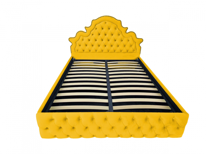 Pat tapitat Elise cu spatiu pentru depozitare, 160x200 [2]