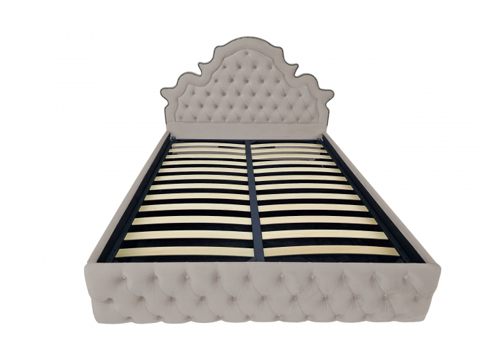 Pat tapitat Elise cu spatiu pentru depozitare, 160x200 [2]