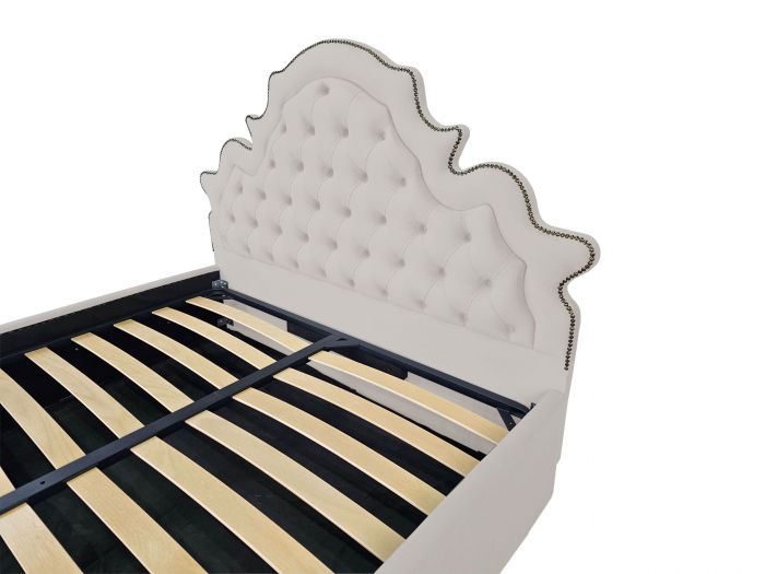 Pat tapitat Elise cu spatiu pentru depozitare, 160x200 [3]