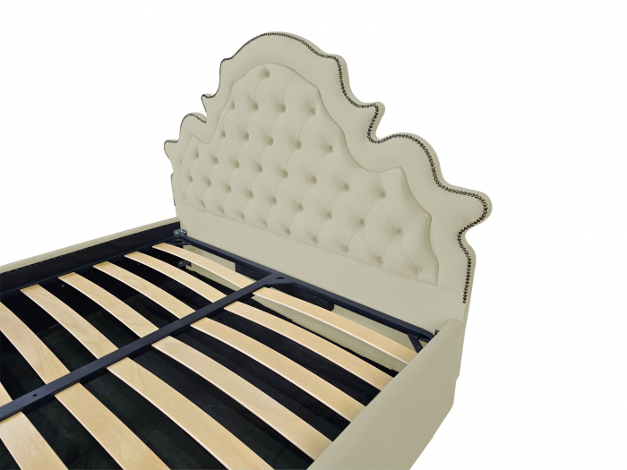 Pat tapitat Elise cu spatiu pentru depozitare, 160x200 [3]