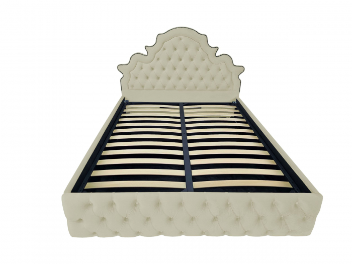 Pat tapitat Elise cu spatiu pentru depozitare, 160x200 [2]