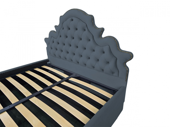 Pat tapitat Elise cu spatiu pentru depozitare, 160x200 [3]