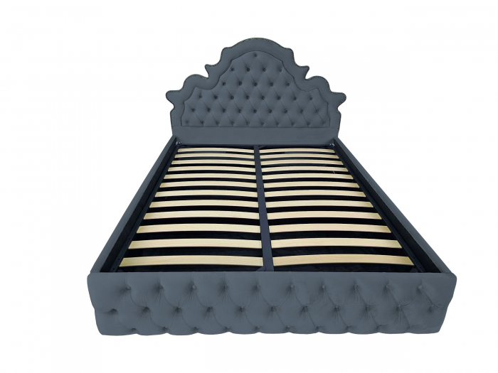 Pat tapitat Elise cu spatiu pentru depozitare, 160x200 [2]