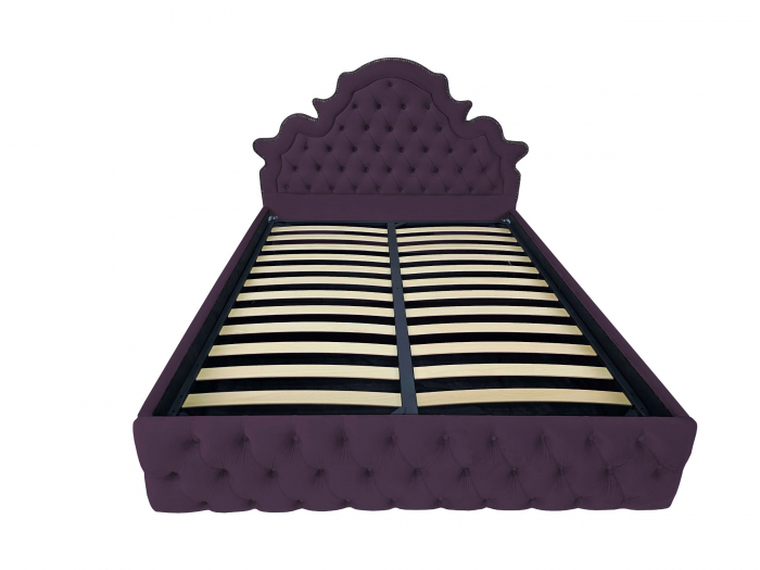 Pat tapitat Elise cu spatiu pentru depozitare, 160x200 [2]