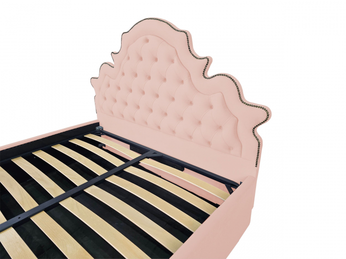 Pat tapitat Elise cu spatiu pentru depozitare, 160x200 [3]