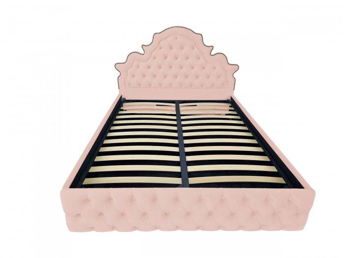 Pat tapitat Elise cu spatiu pentru depozitare, 160x200 [2]