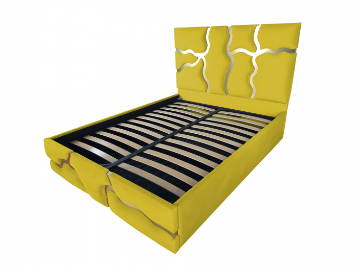 Pat tapitat Etna cu spatiu pentru depozitare, 160x200 [1]