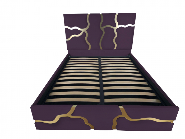 Pat tapitat Etna cu spatiu pentru depozitare, 160x200 [2]