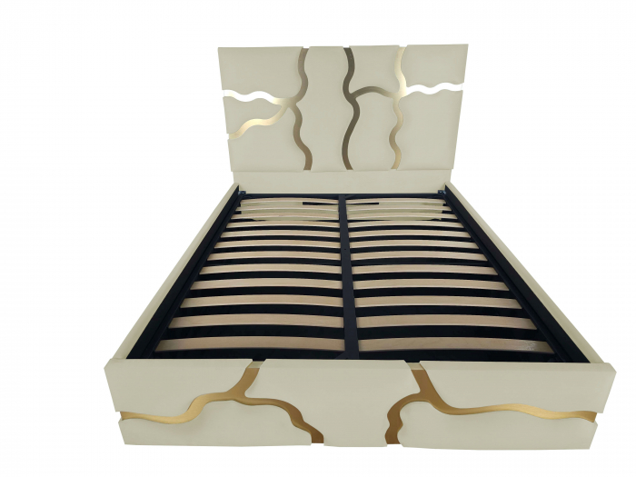 Pat tapitat Etna cu spatiu pentru depozitare, 160x200 [2]