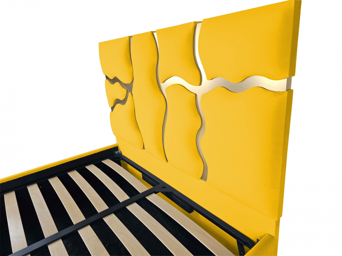 Pat tapitat Etna cu spatiu pentru depozitare, 160x200 [3]