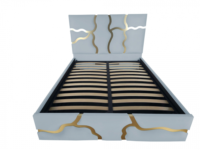 Pat tapitat Etna cu spatiu pentru depozitare, 160x200 [2]